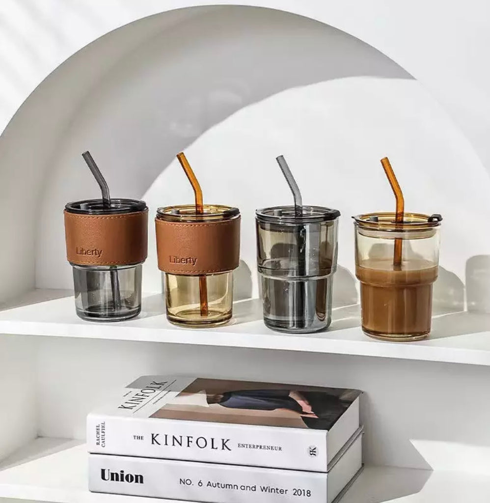 400ML PİPETLİ CAM BARDAK